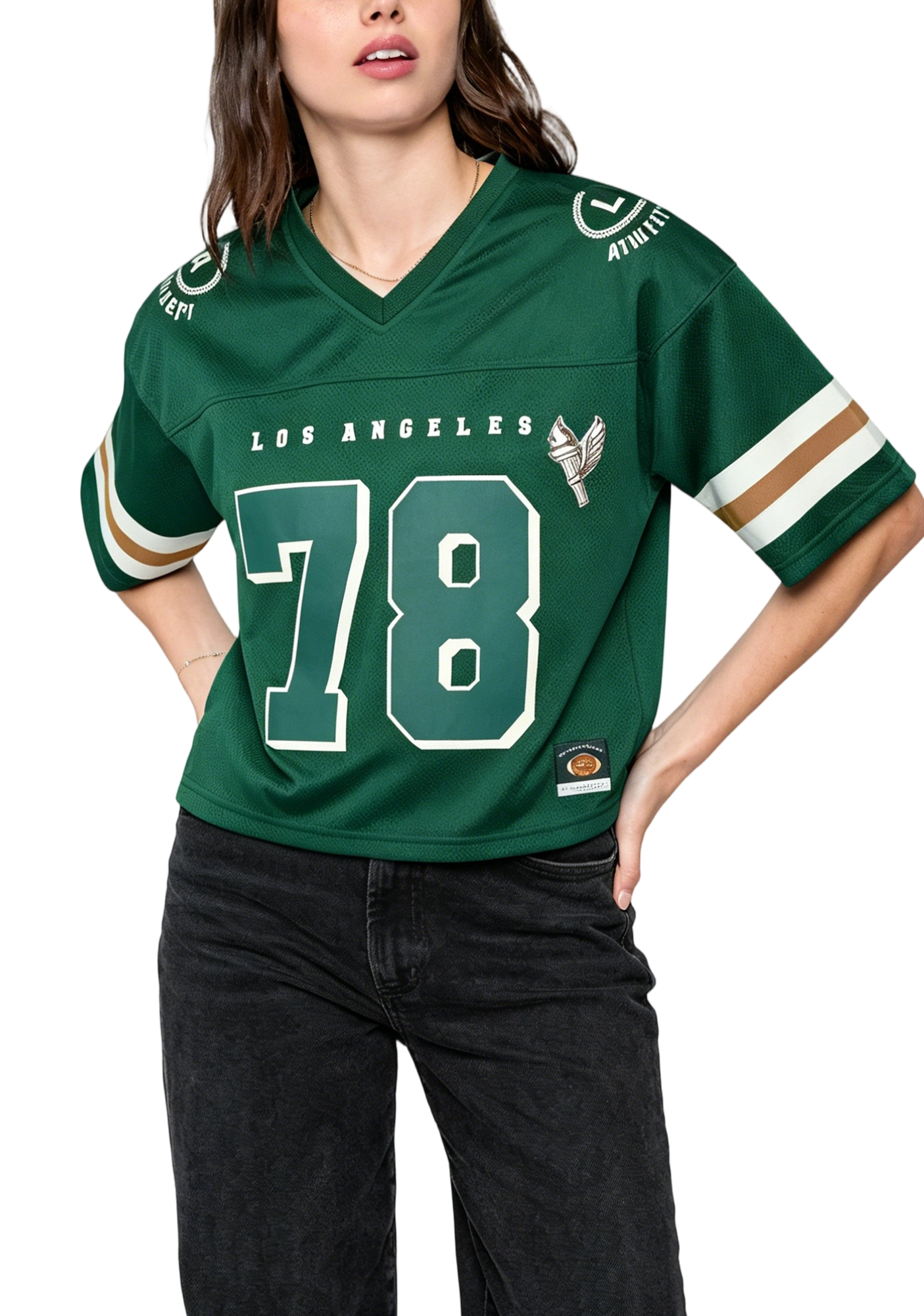Baggy Crop Mesh Jersey