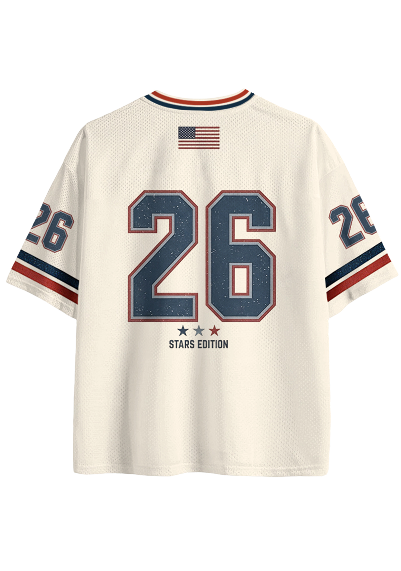 USA Star Trophy Graphic Mesh Jersey Shirts