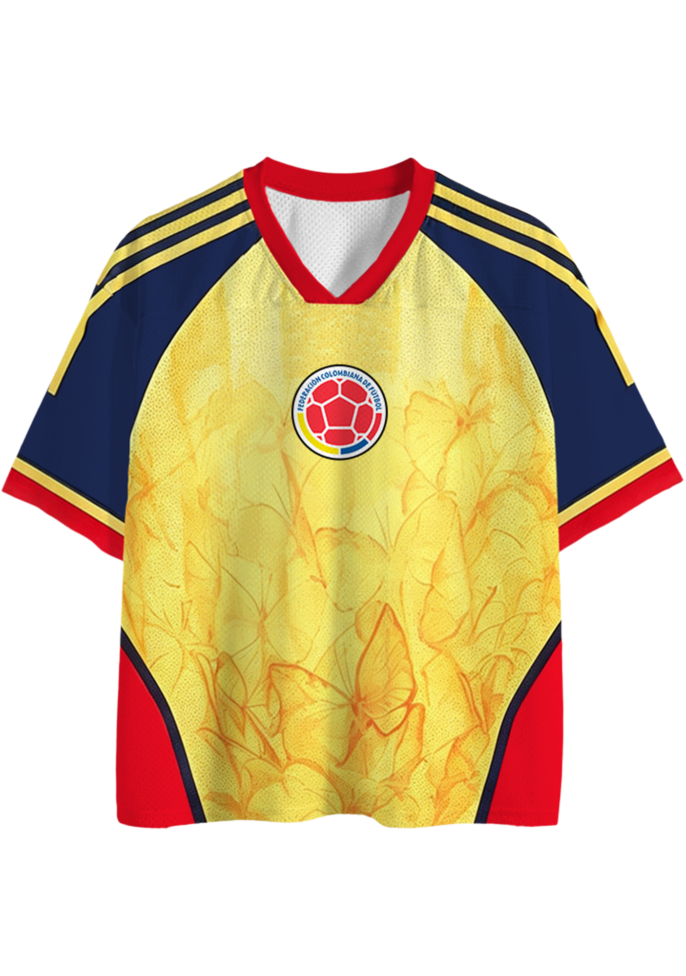 Colombia Butterfly Retro Mesh Jersey Shirts