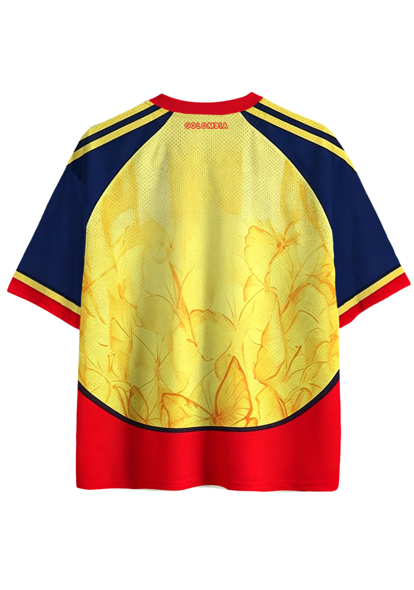 Colombia Butterfly Retro Mesh Jersey Shirts