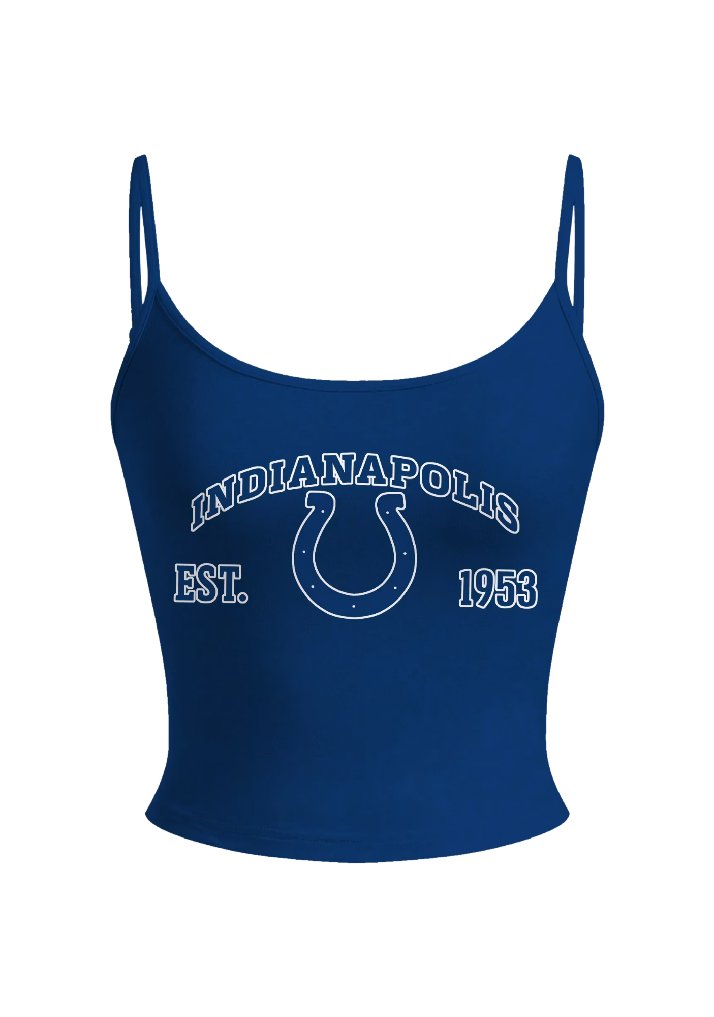 Indianapolis Colts Horseshoe Claw Print Tops & Elasticated Trousers Two-Piece Set