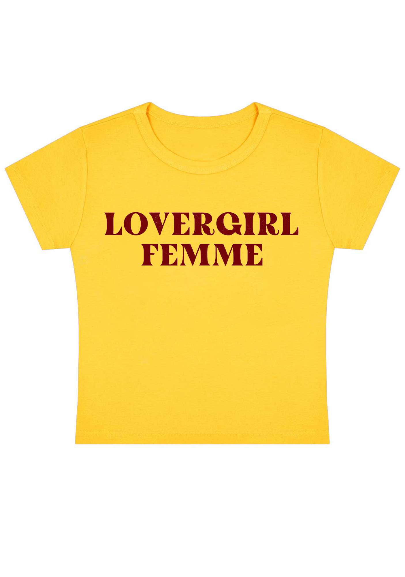 Lovergirl Femme Y2K Baby Tee