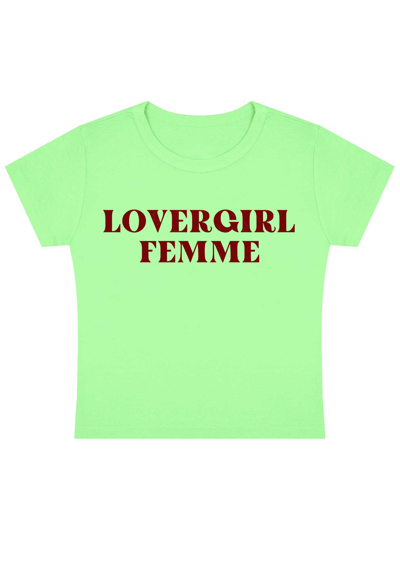 Lovergirl Femme Y2K Baby Tee