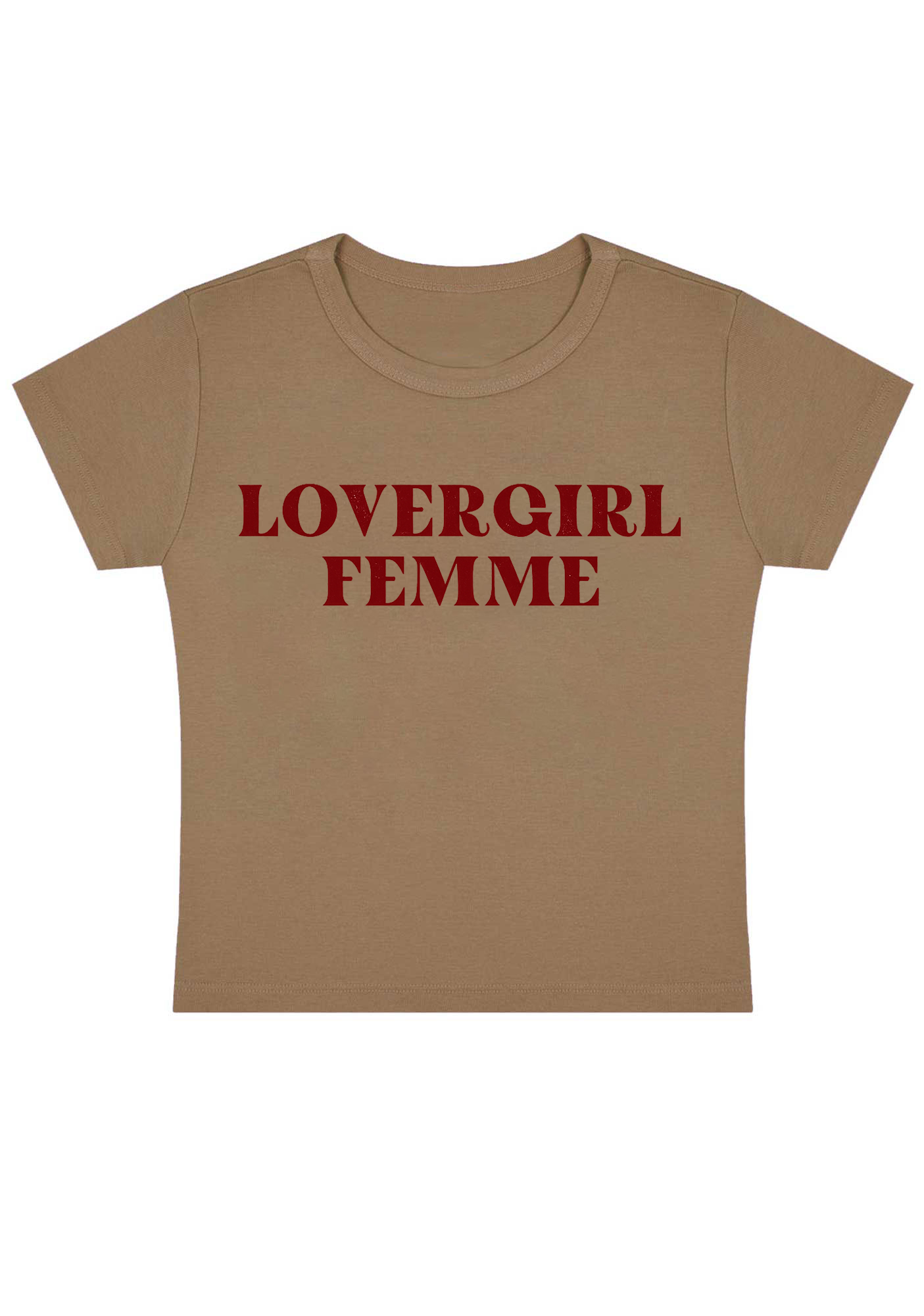 Lovergirl Femme Y2K Baby Tee