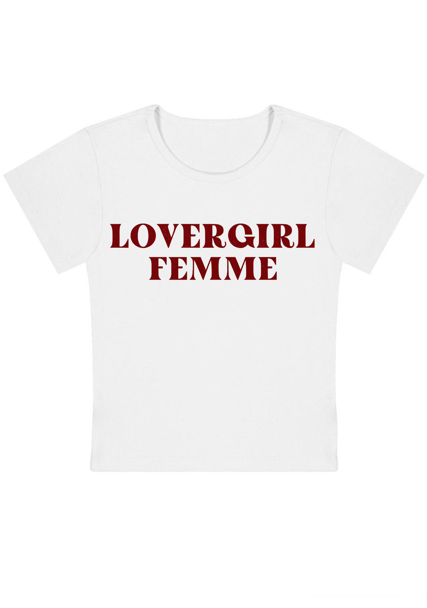 Lovergirl Femme Y2K Baby Tee