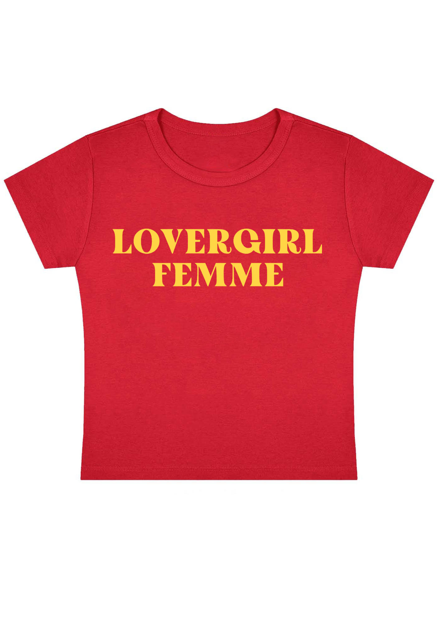 Lovergirl Femme Y2K Baby Tee