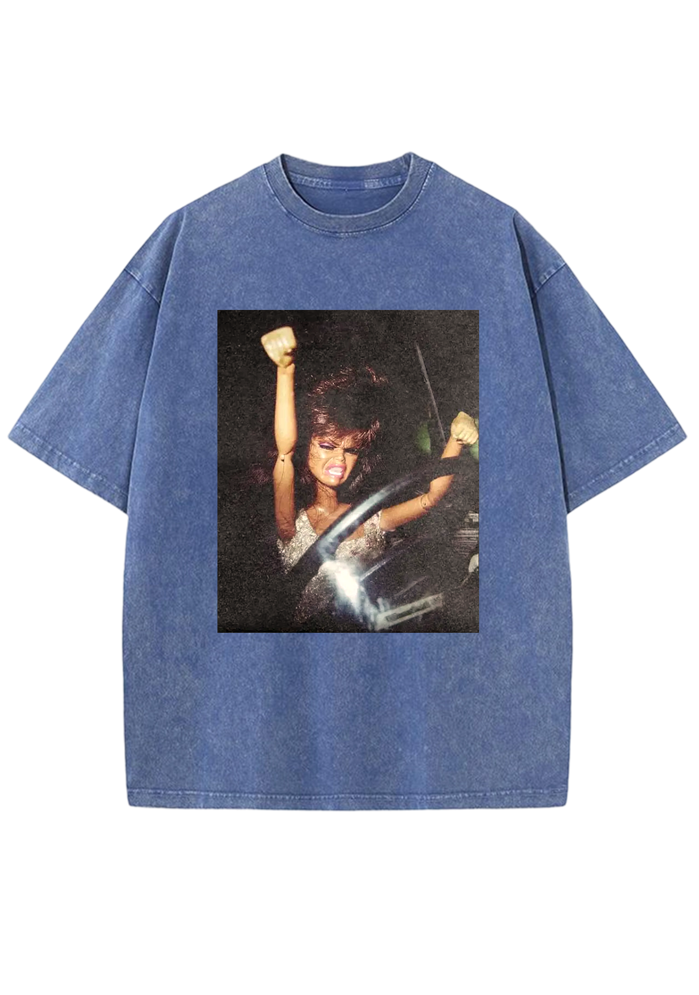 Road Rage Barbie Driver Meme Y2K Washed Tee