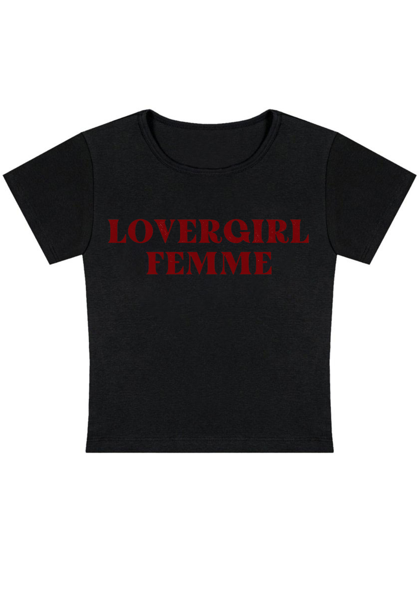 Lovergirl Femme Y2K Baby Tee