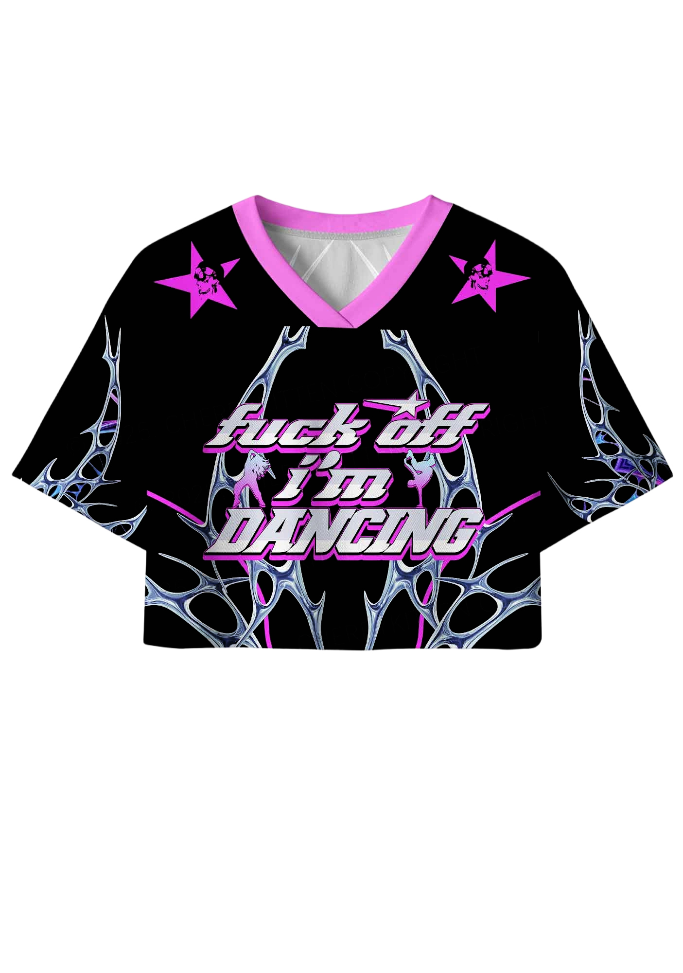 Dancing Y2K Crop Sport Jersey Shirts