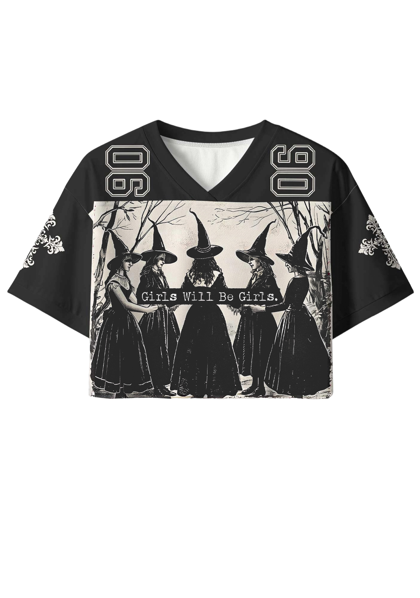 Girls Will Be Girls Y2K Crop Sport Jersey Shirts