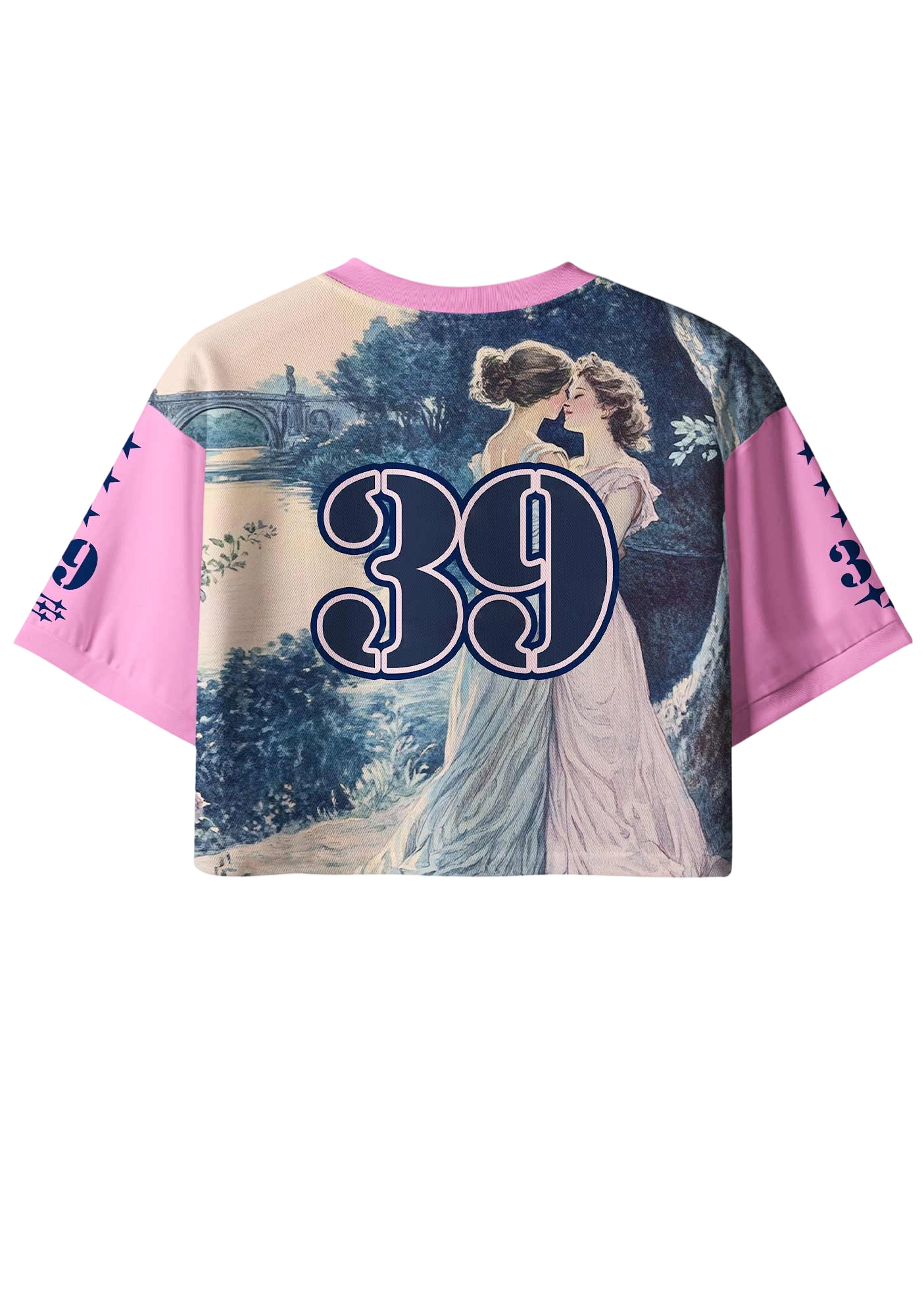 Queer Love in Bloom Y2K Crop Sport Jersey Shirts