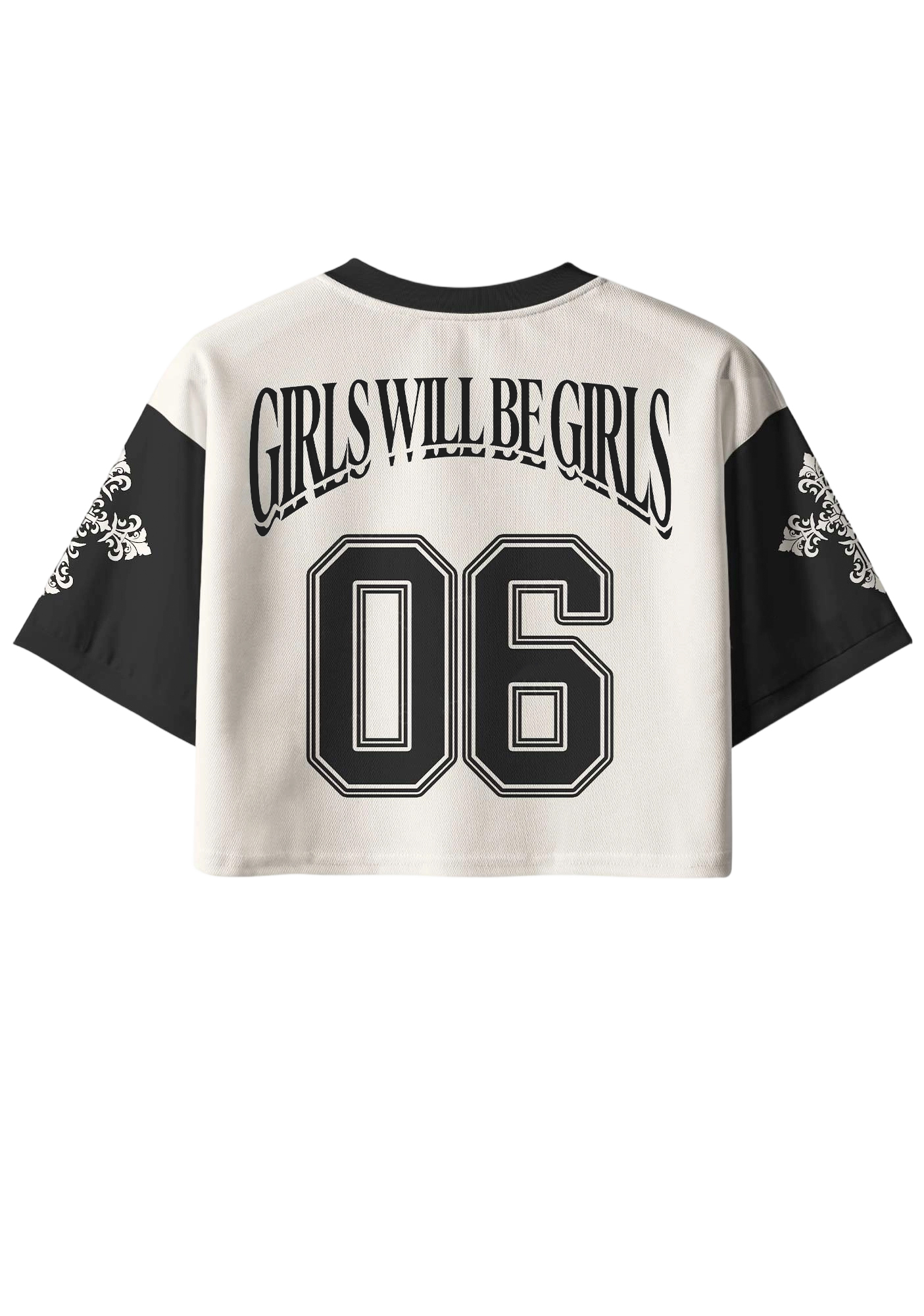 Girls Will Be Girls Y2K Crop Sport Jersey Shirts