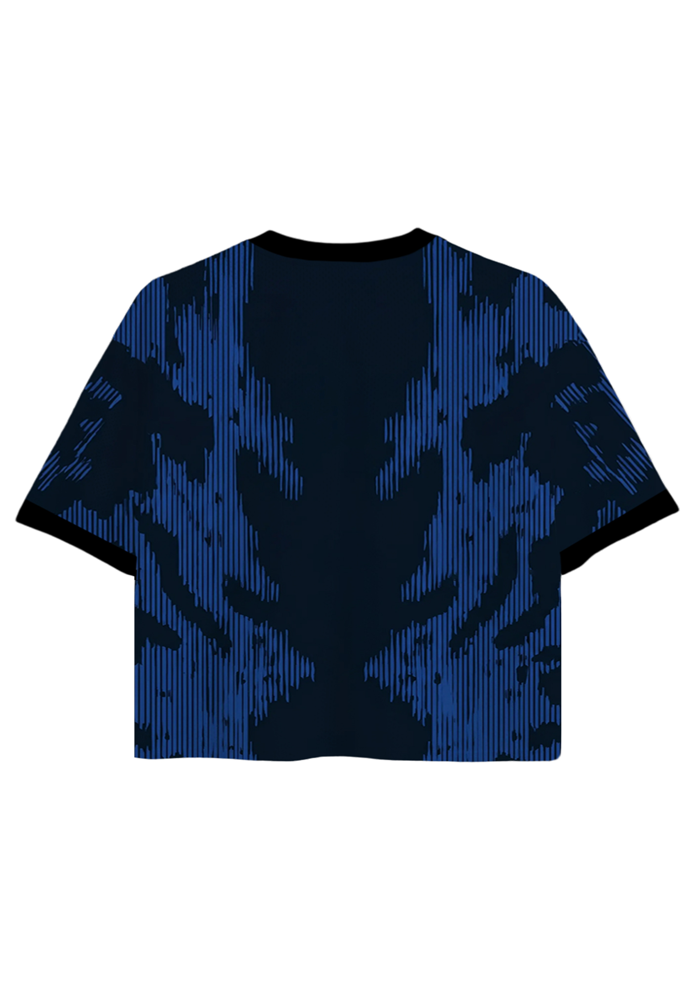  Brasil Midnight Navy Football Cropped Jersey Shirt