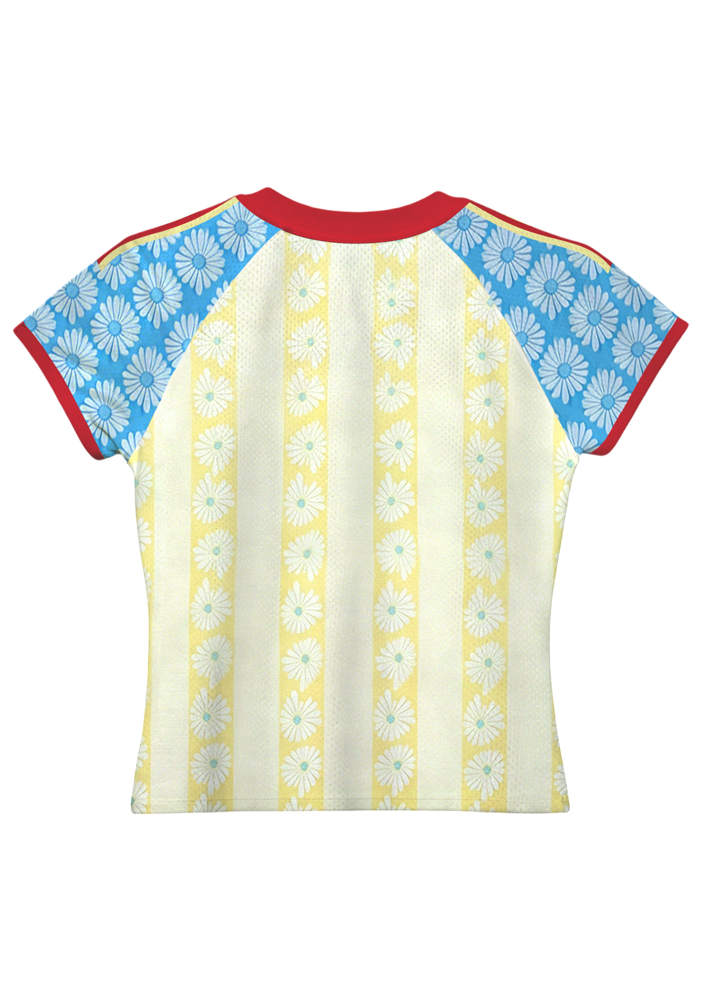 Colombia-Inspired Daisy Baby Mesh Jersey Top
