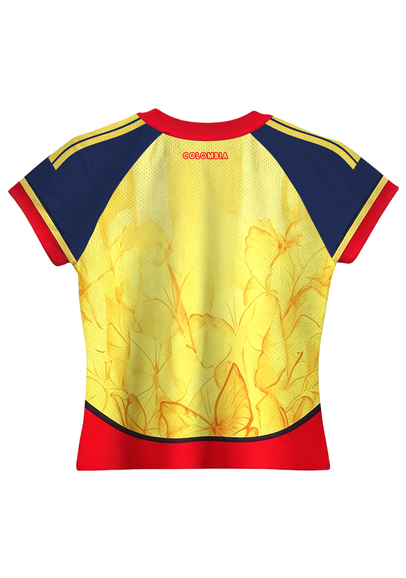 Colombia Butterfly Retro Baby Mesh Jersey Top
