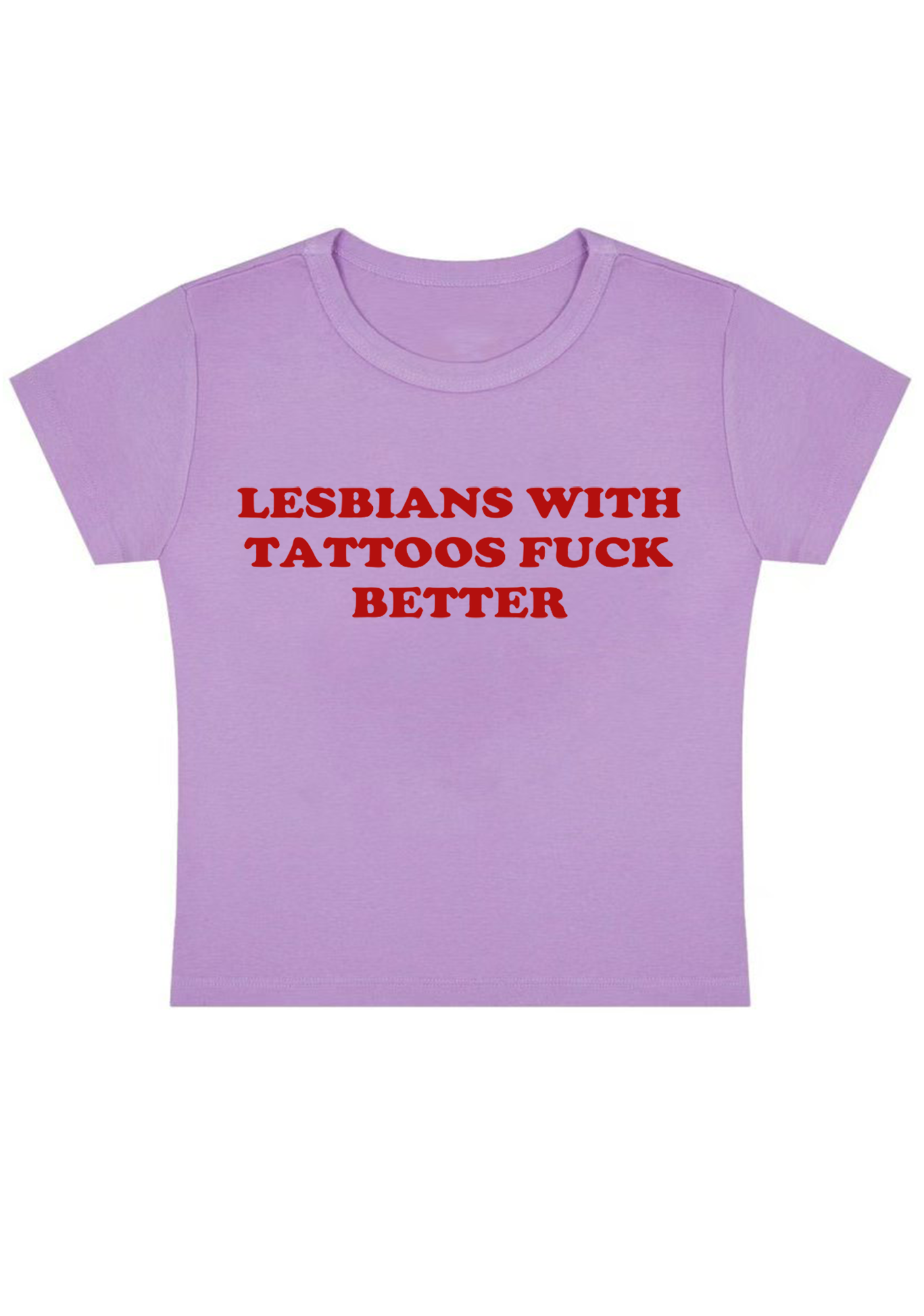 Lesbians With Tattoos Fxxk Better Y2K Baby Tee