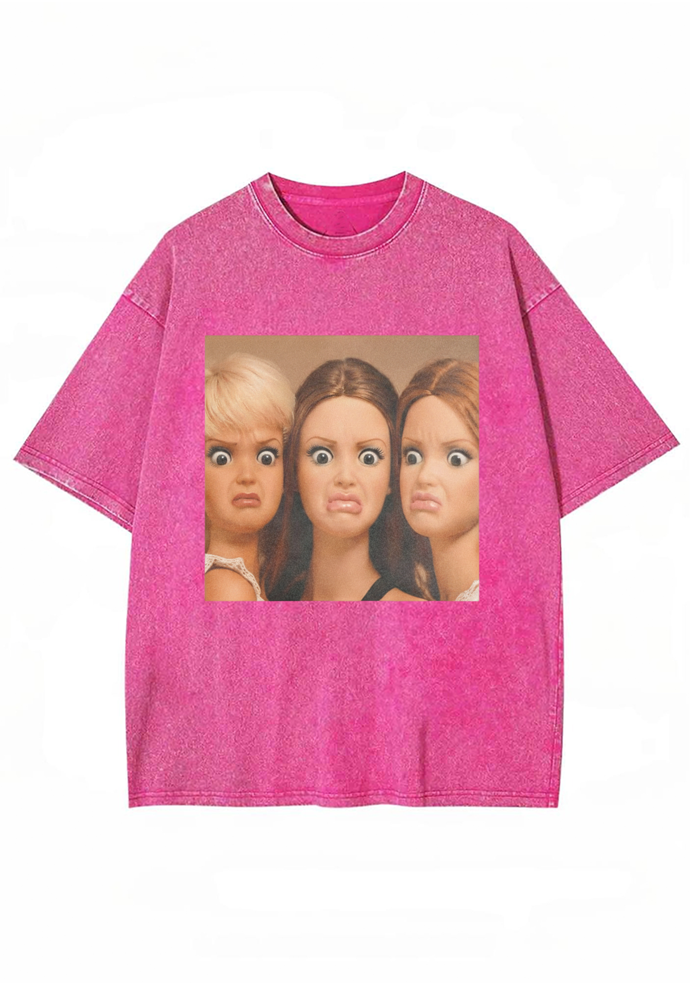 Grumpy Doll Trio Washed T-Shirt