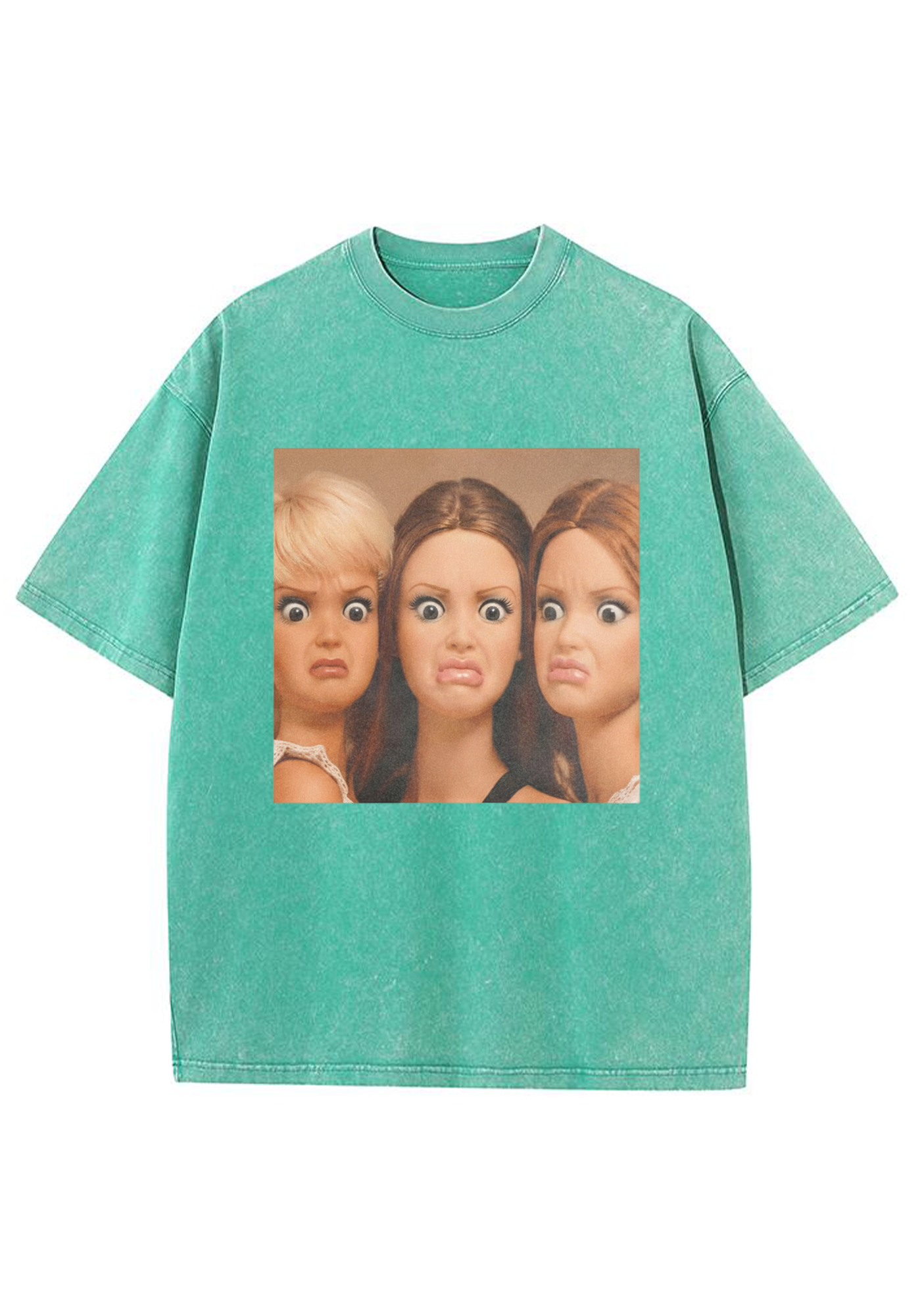 Grumpy Doll Trio Washed T-Shirt