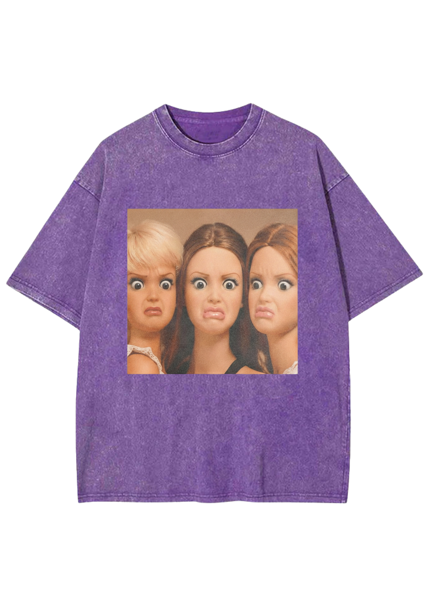 Grumpy Doll Trio Washed T-Shirt