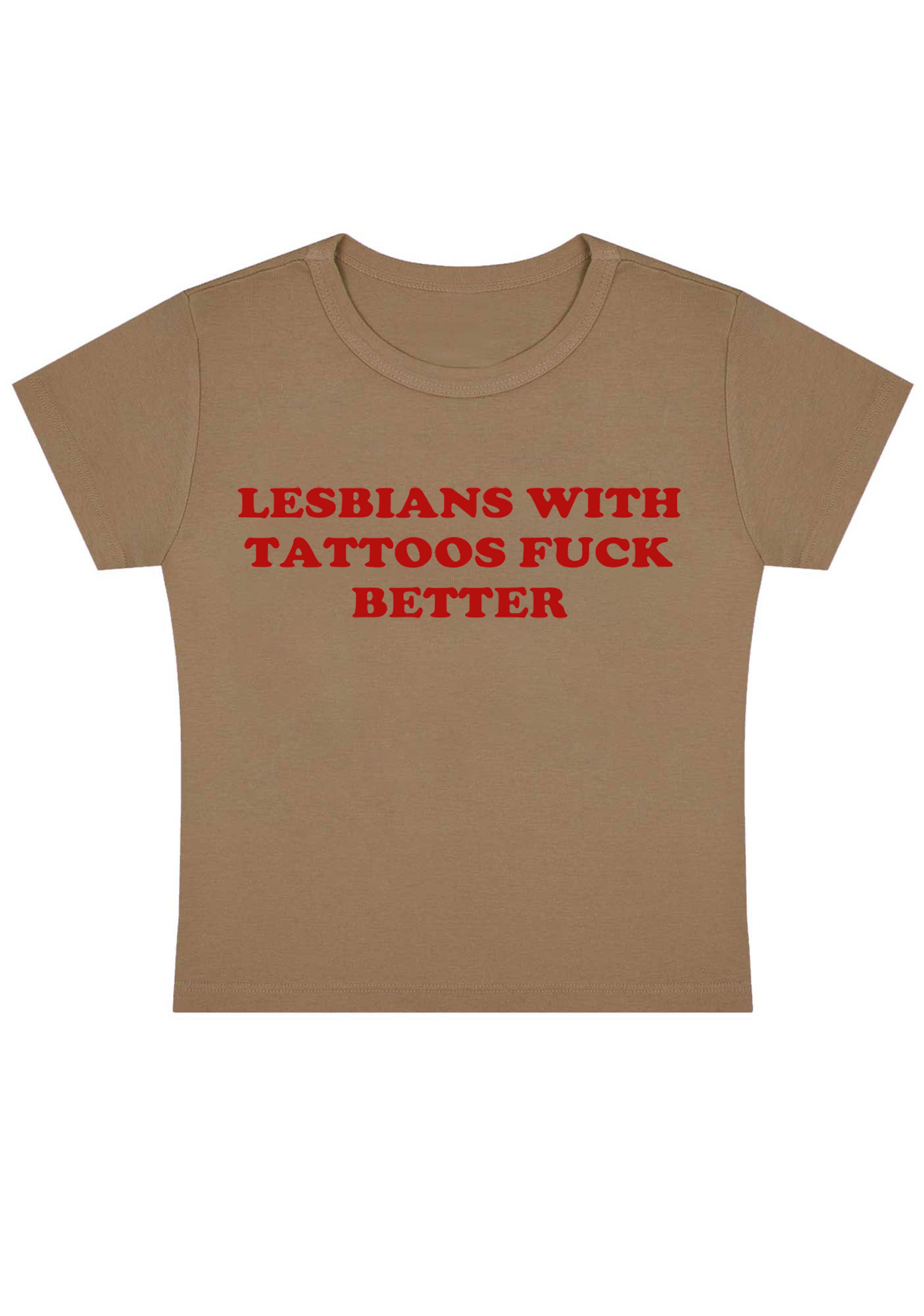 Lesbians With Tattoos Fxxk Better Y2K Baby Tee