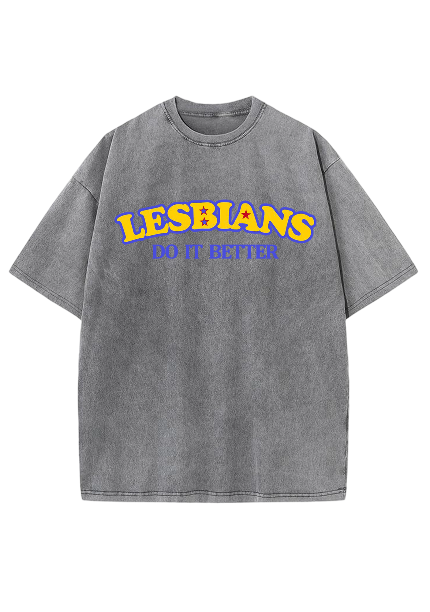 Lesbians Do It Better Y2K Washed Tee