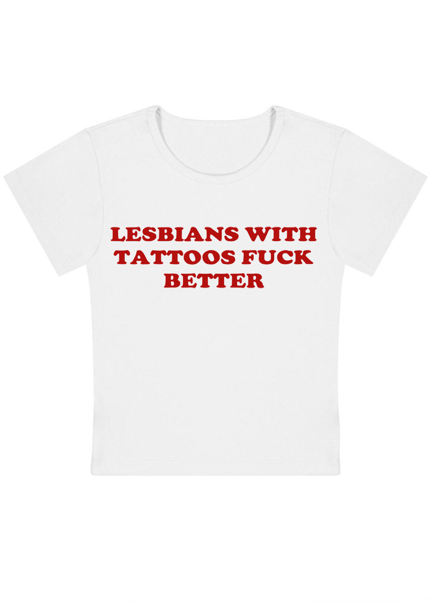 Lesbians With Tattoos Fxxk Better Y2K Baby Tee