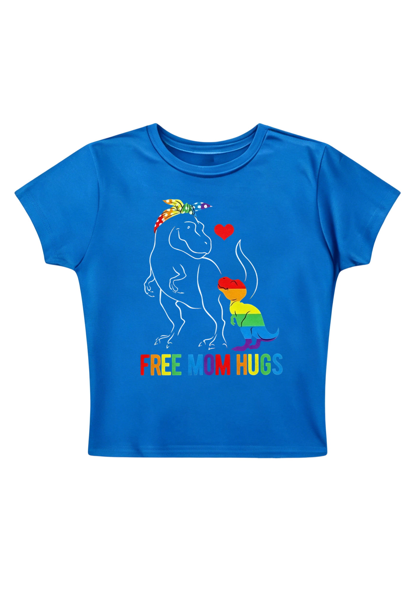 Free Mom Hugs Y2K Baby Tee