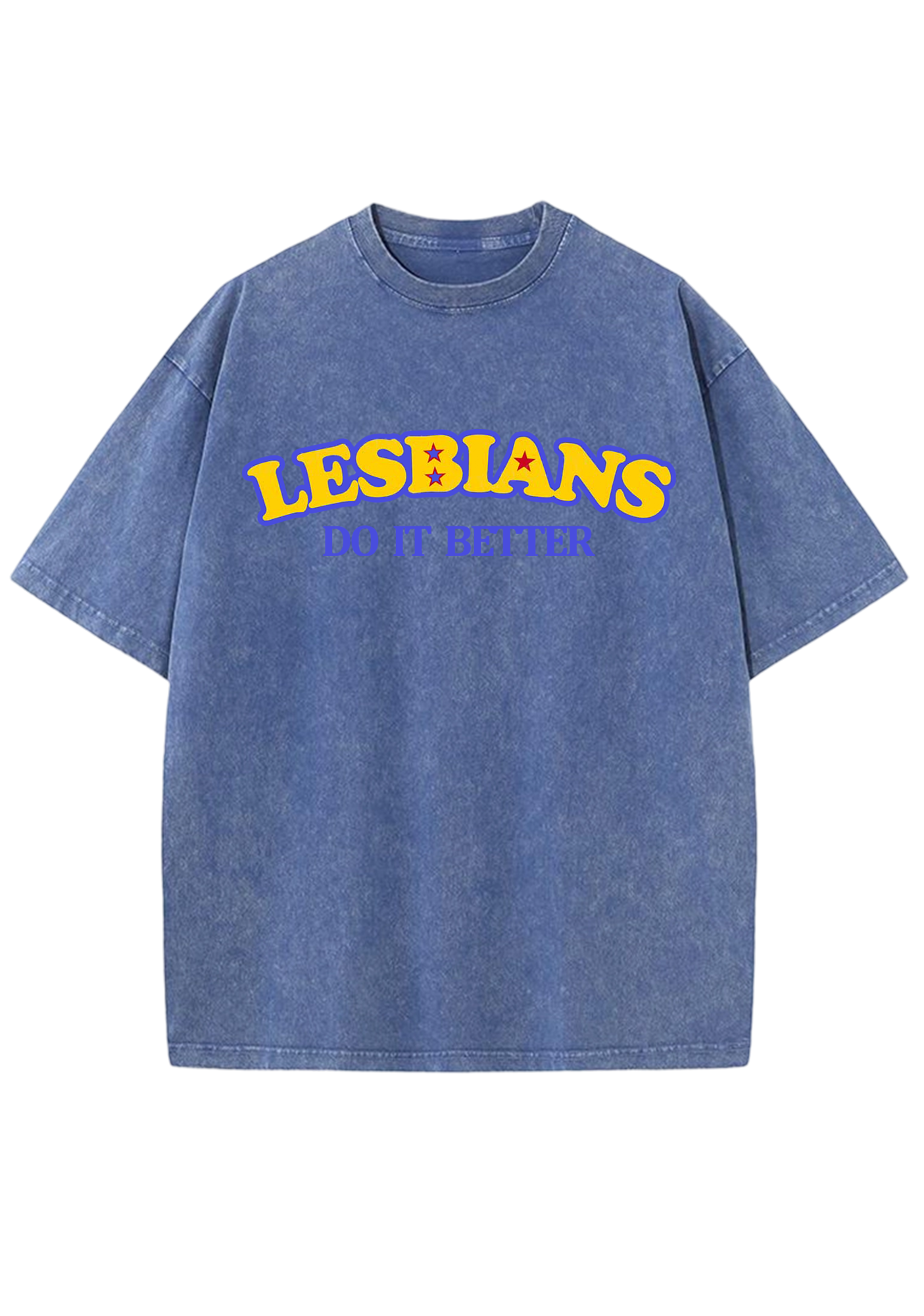 Lesbians Do It Better Y2K Washed Tee