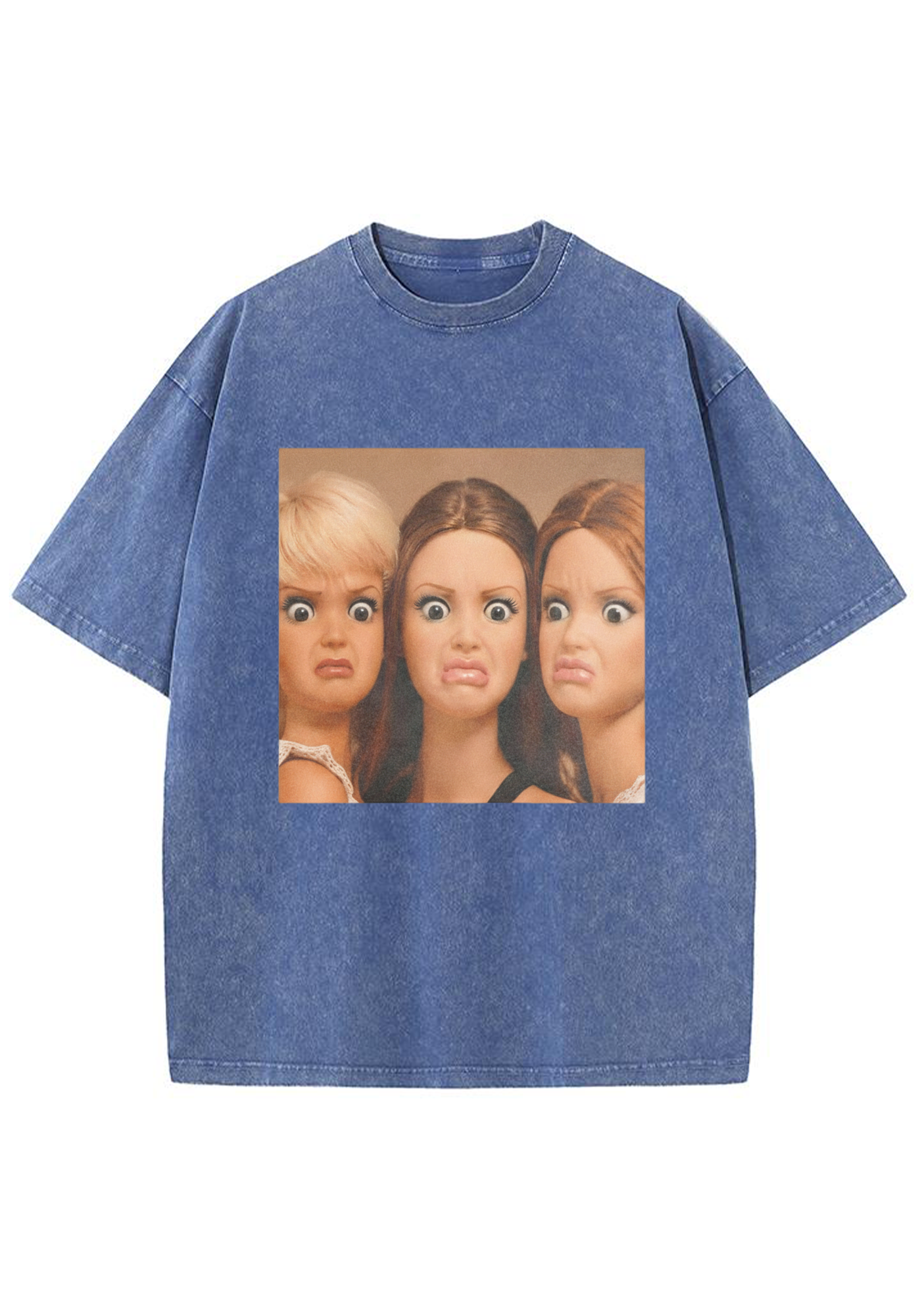 Grumpy Doll Trio Washed T-Shirt