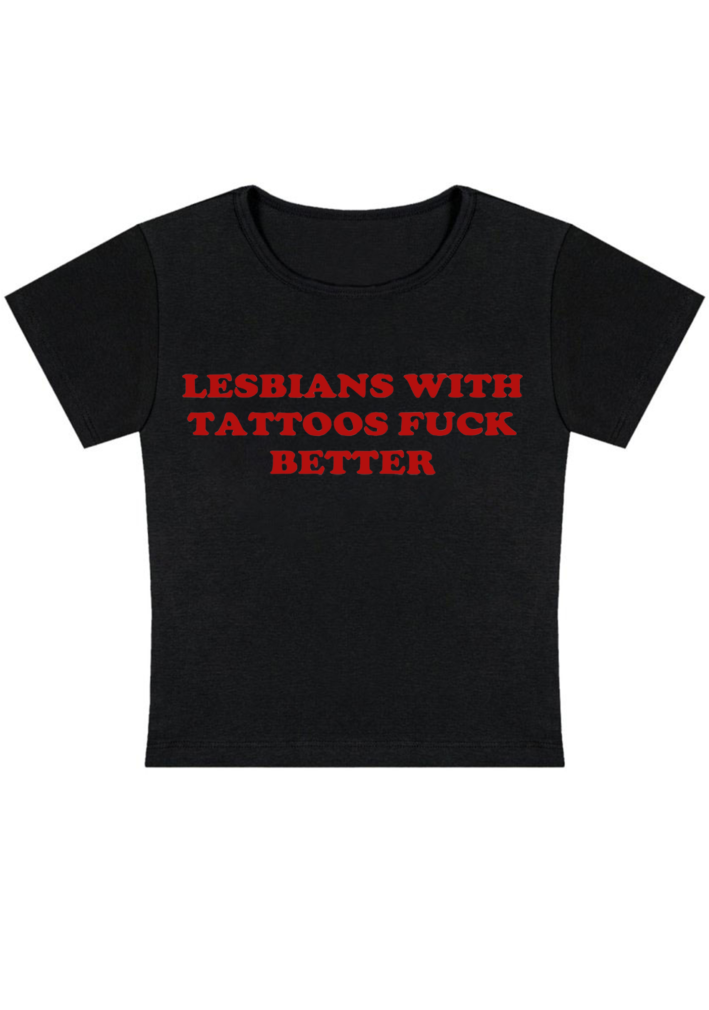 Lesbians With Tattoos Fxxk Better Y2K Baby Tee