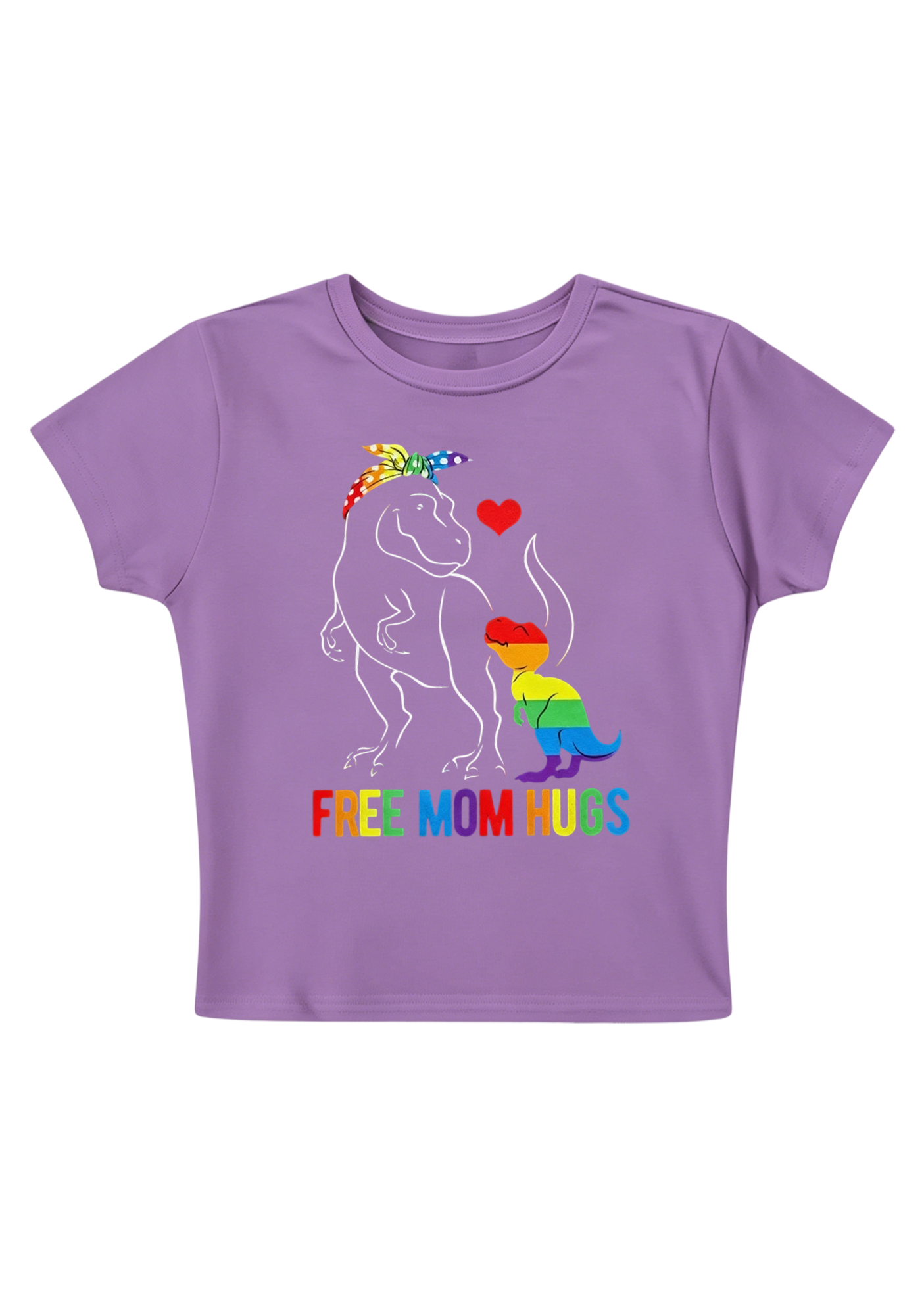 Free Mom Hugs Y2K Baby Tee