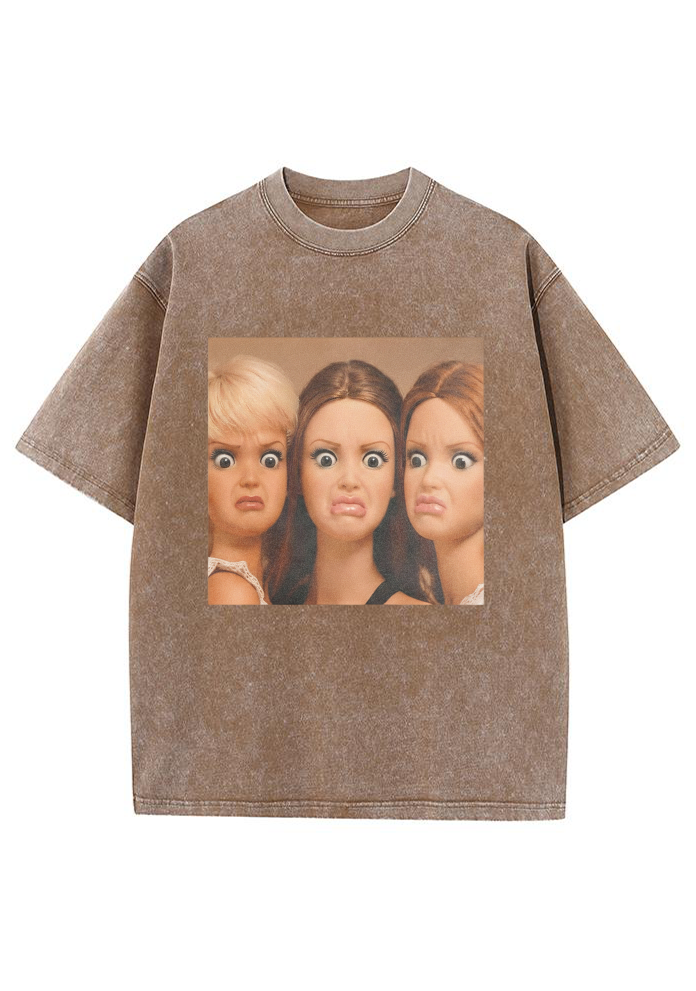 Grumpy Doll Trio Washed T-Shirt