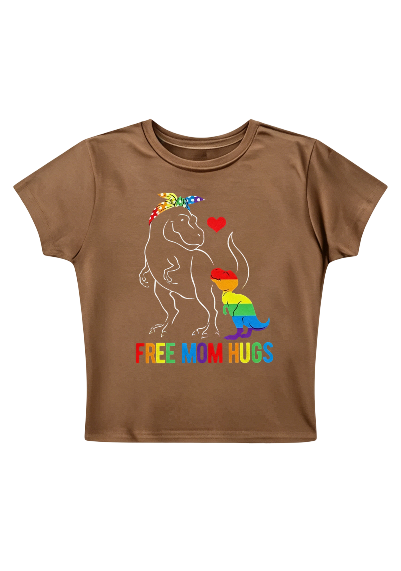 Free Mom Hugs Y2K Baby Tee