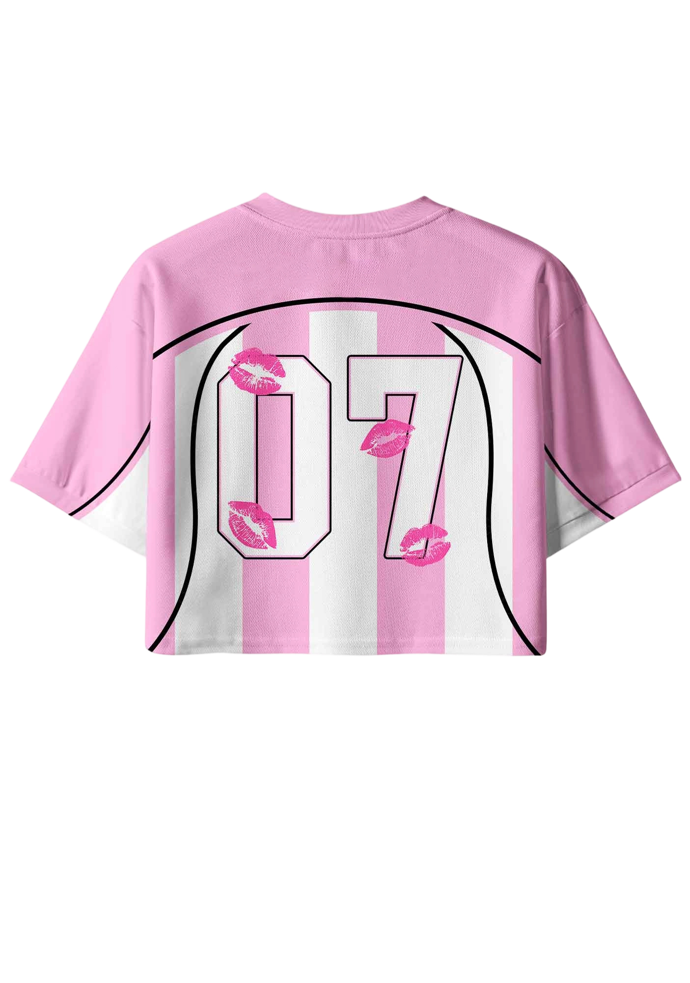 Best Kisser Y2K Crop Sport Jersey Shirts