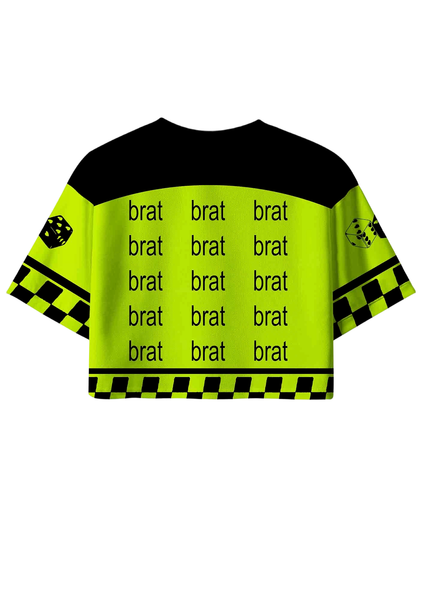 Brat Y2K Crop Sport Jersey Shirts