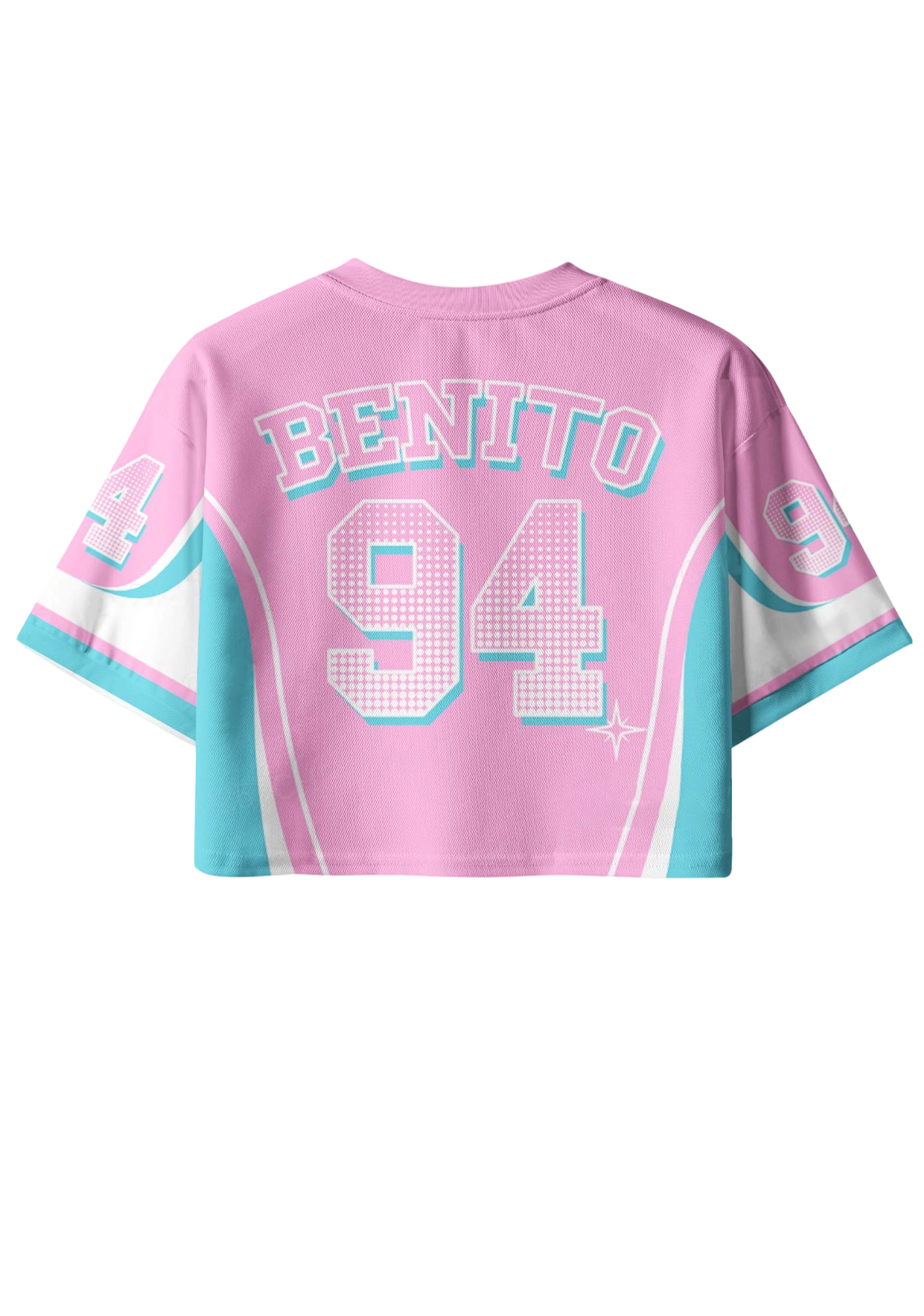Pink Frog Y2K Crop Sport Jersey Shirts
