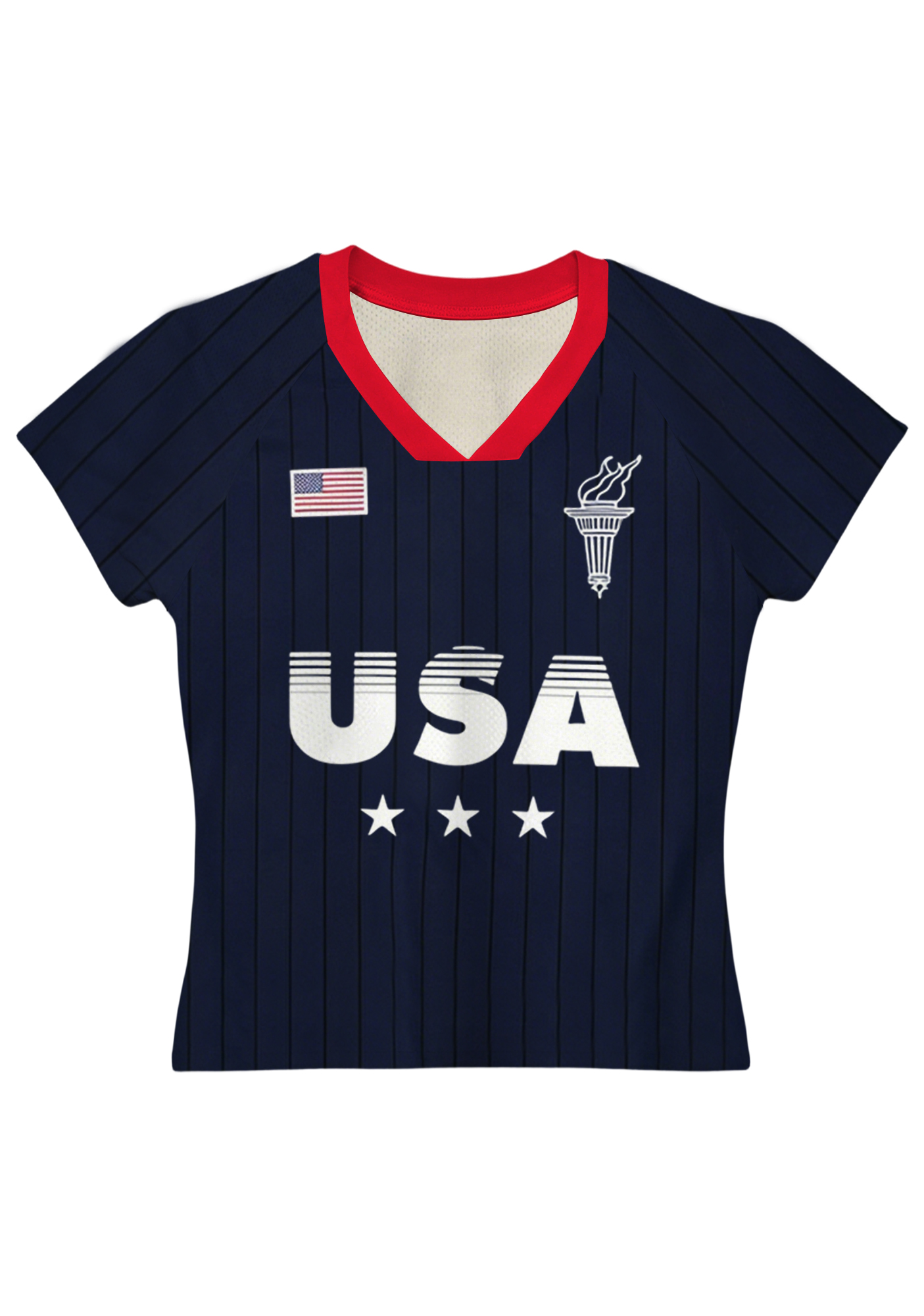 Retro USA Olympic Baby Mesh Jersey Top