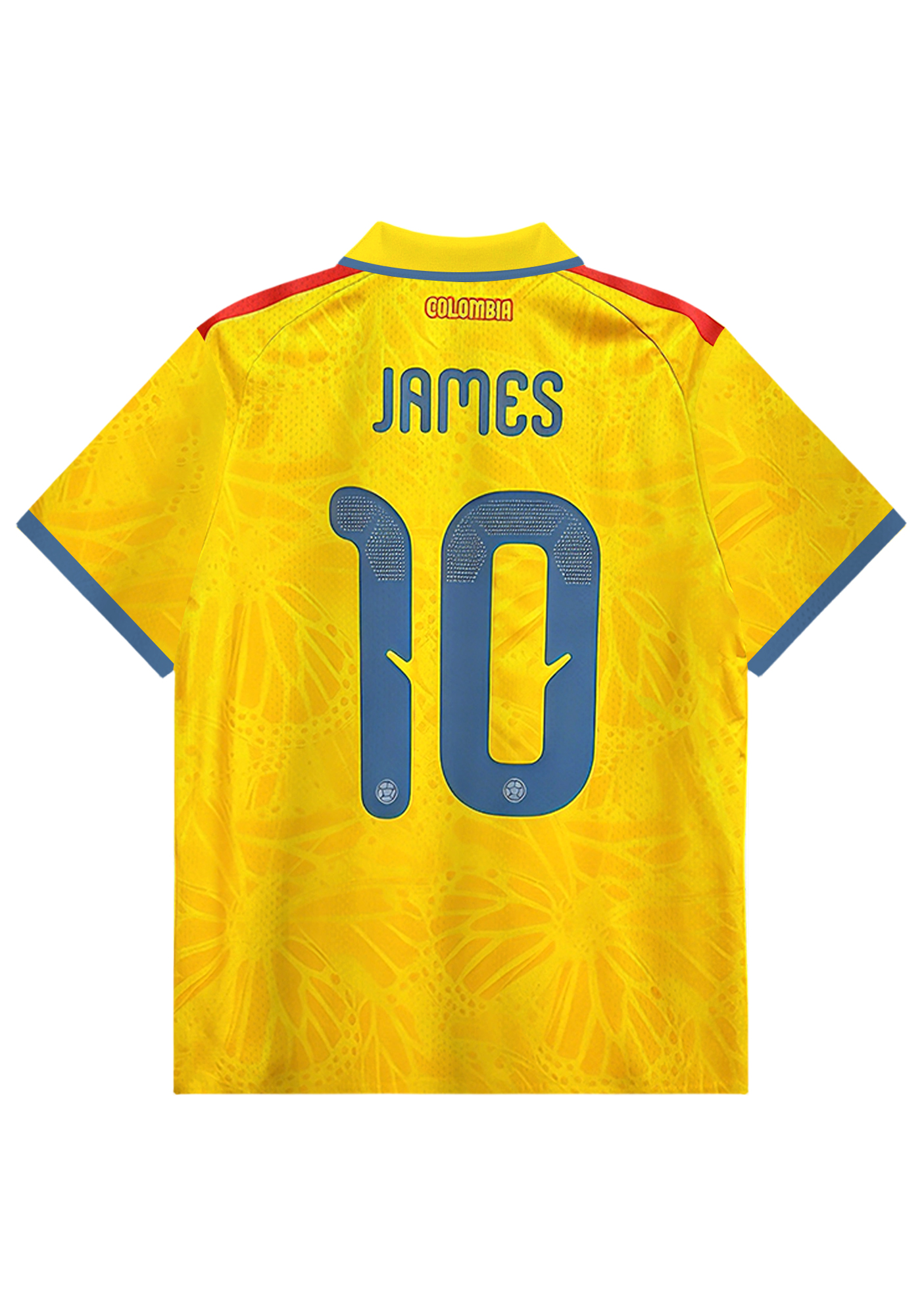 Colombia #10 Collared Soccer Jersey