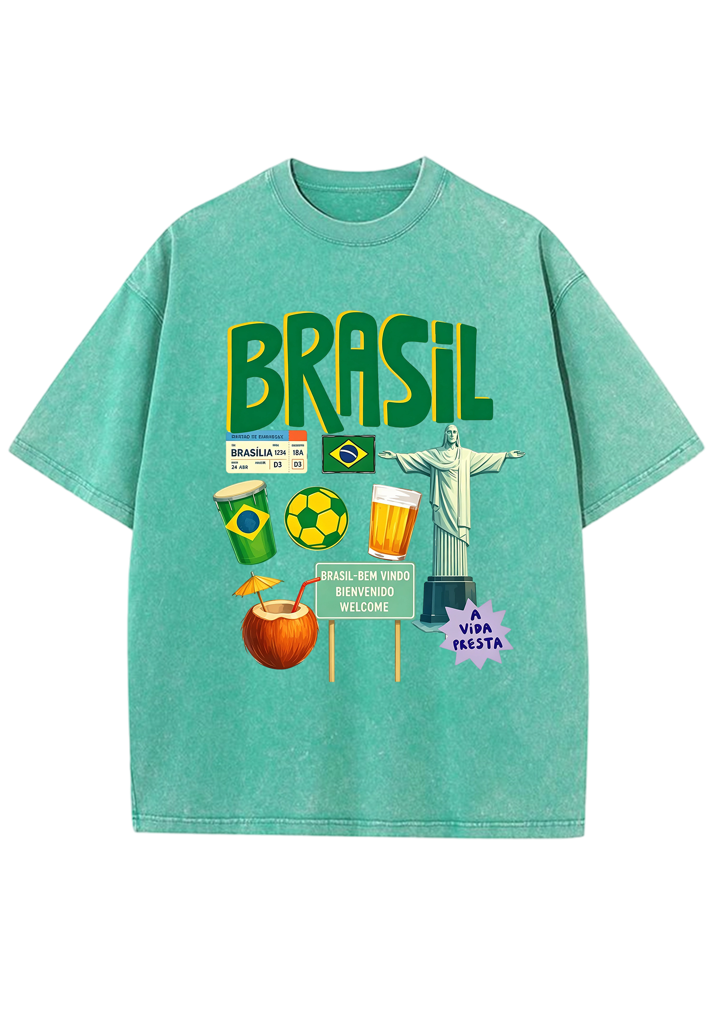 Brasil Culture Travel Washed Tee