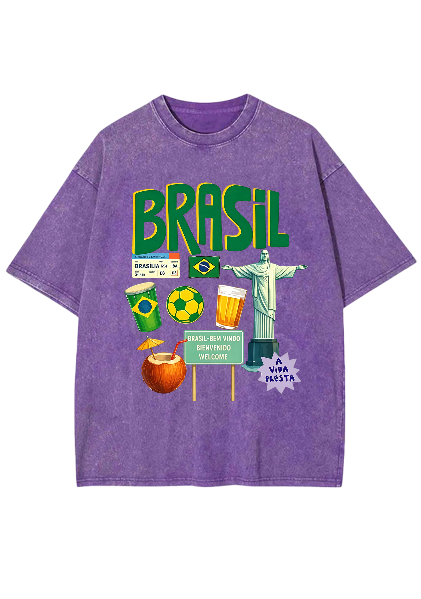Brasil Culture Travel Washed Tee
