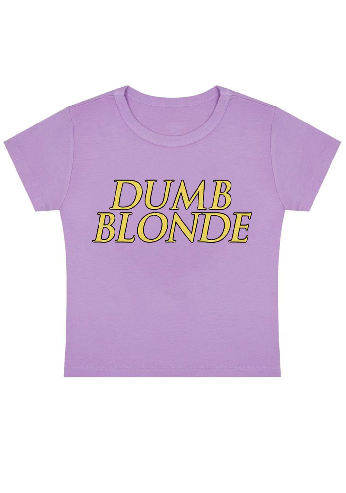 Dumb Blonde Y2K Baby Tee