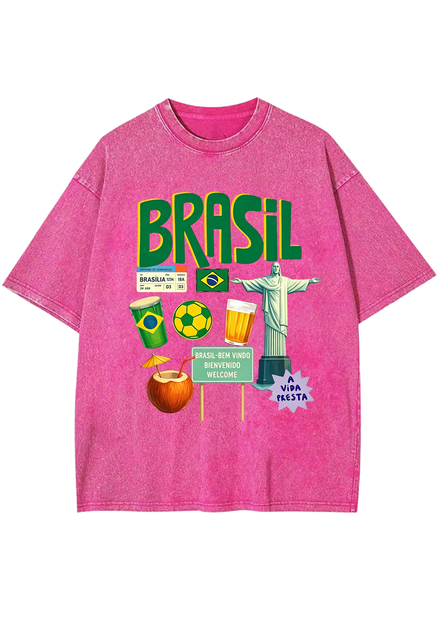 Brasil Culture Travel Washed Tee