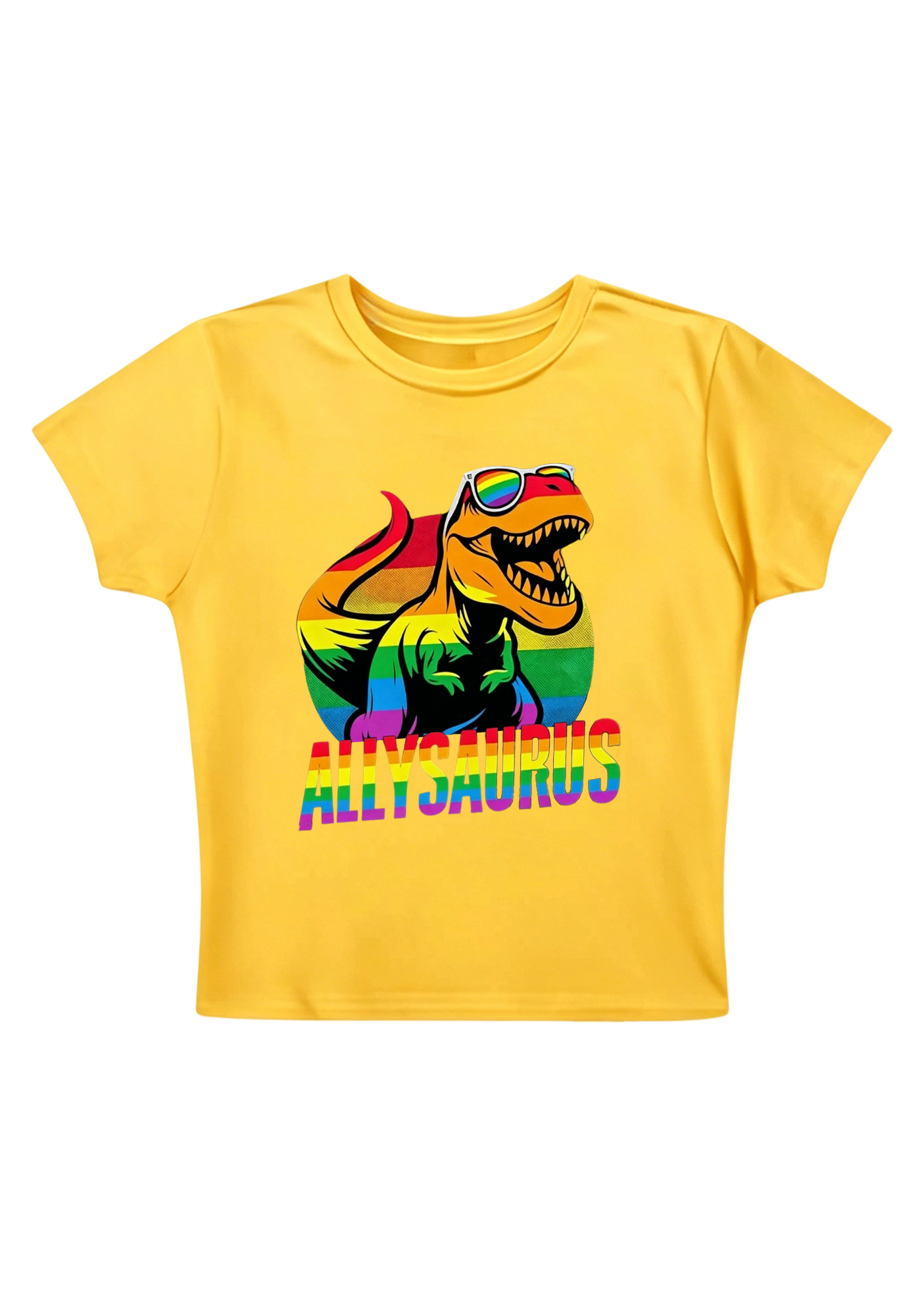Allysaurus Y2K Baby Tee