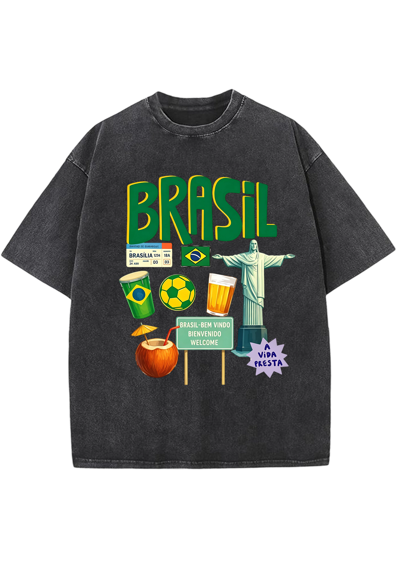 Brasil Culture Travel Washed Tee