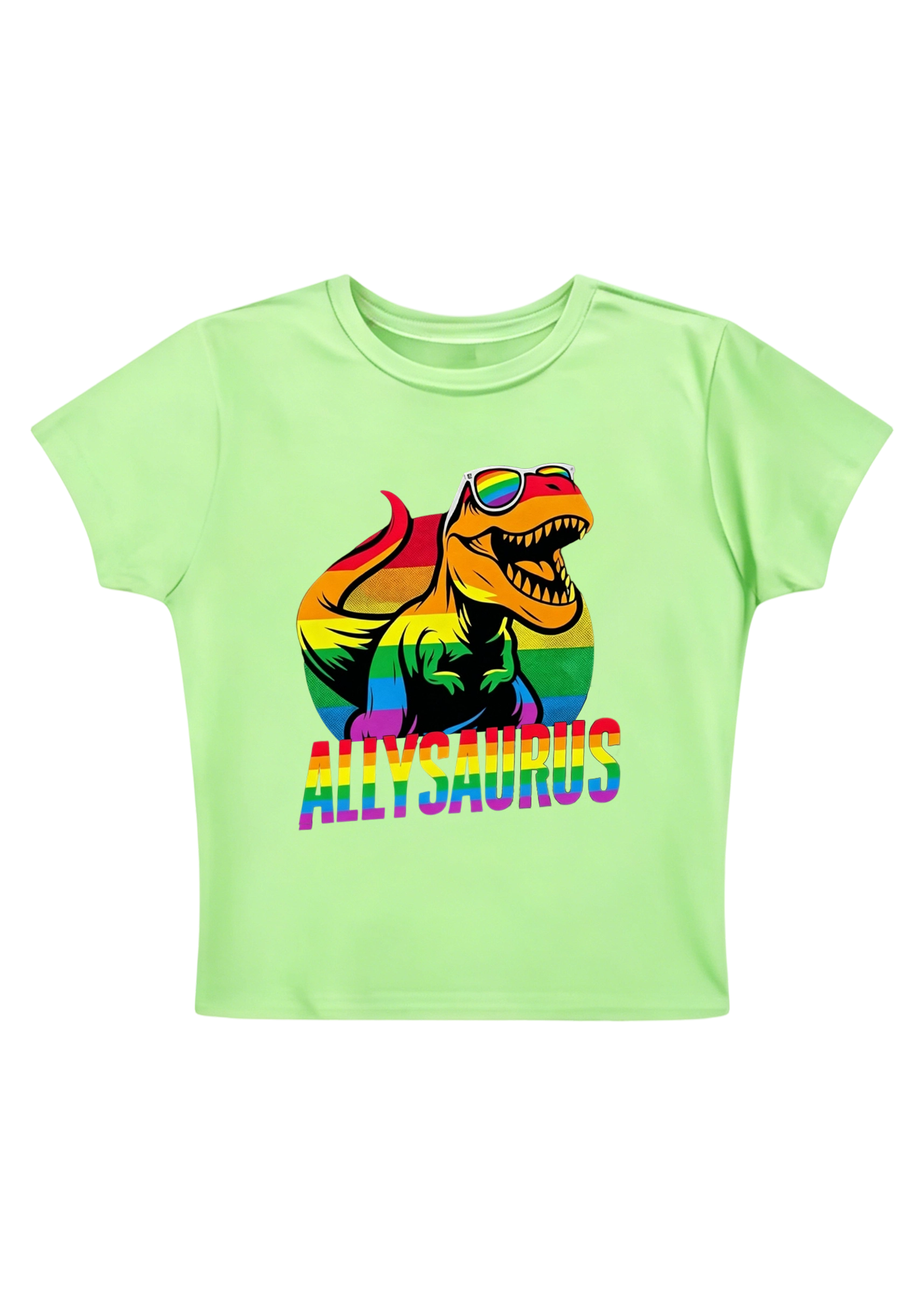 Allysaurus Y2K Baby Tee