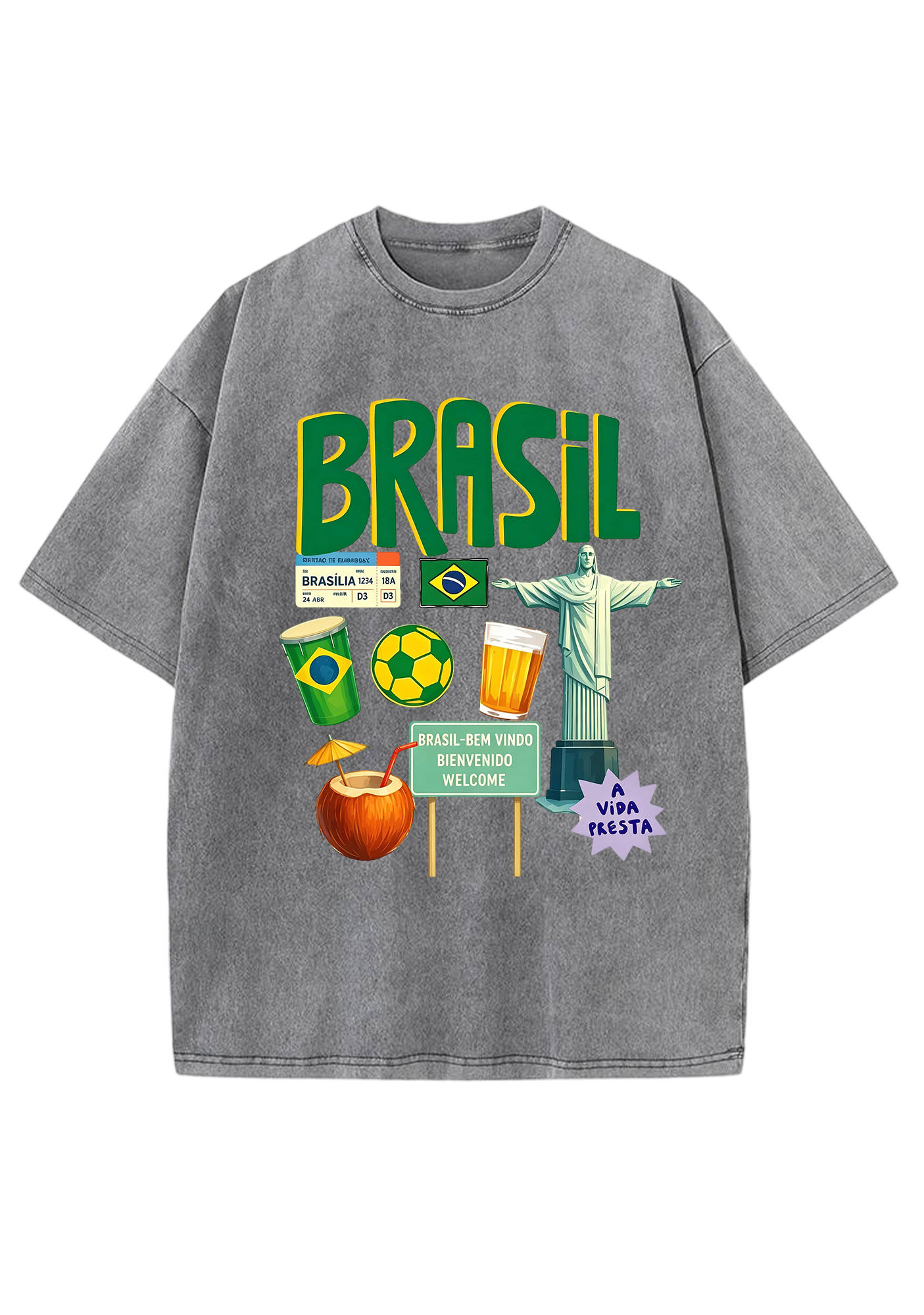 Brasil Culture Travel Washed Tee