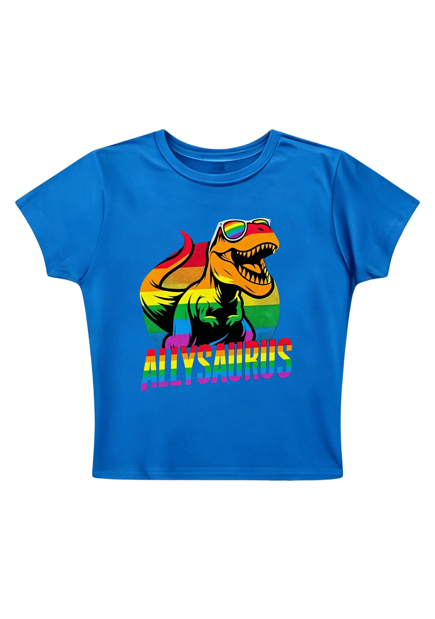 Allysaurus Y2K Baby Tee