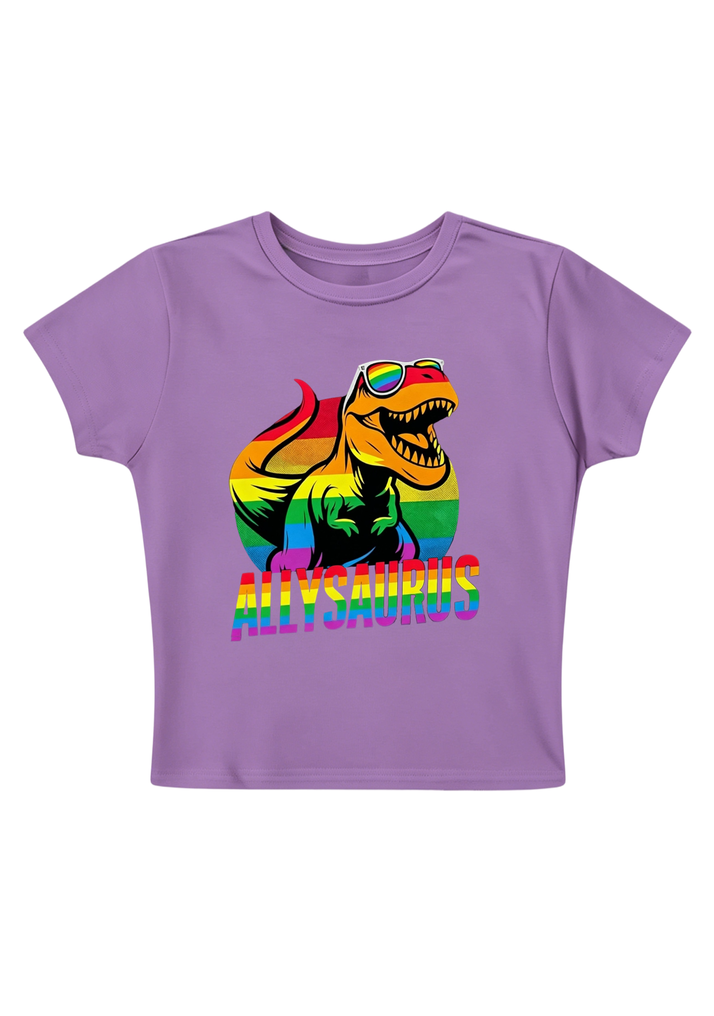Allysaurus Y2K Baby Tee