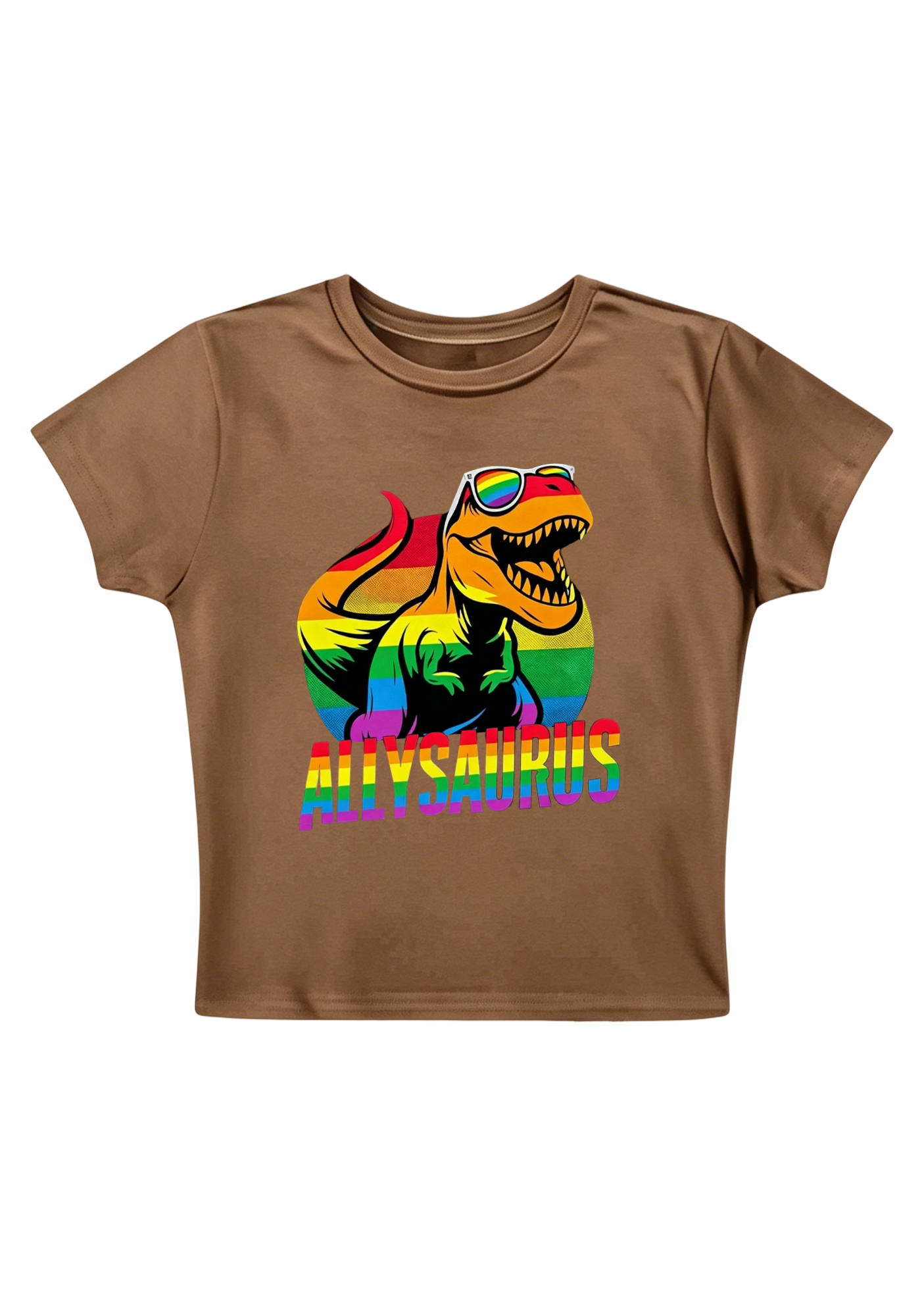 Allysaurus Y2K Baby Tee