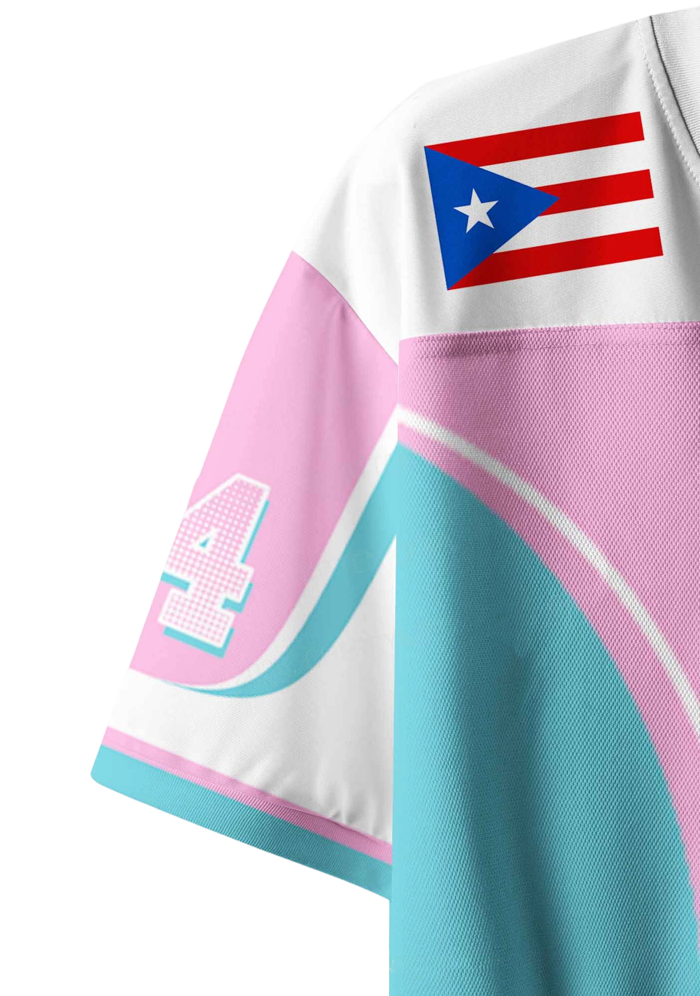 Pink Frog Y2K Crop Sport Jersey Shirts